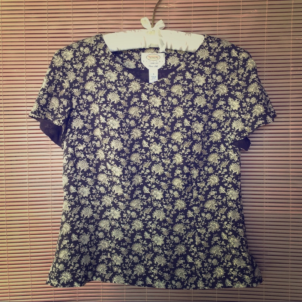 Talbots Petites Silk Top